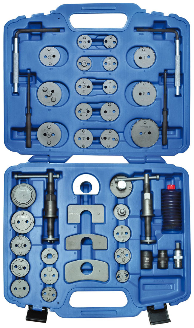 SW-Stahl 01467L Narzedzie do odwracania tloka hamulcowego, 43 szt.