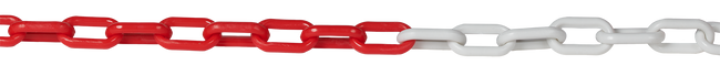 SW-Stahl 07321L Lancuch barierowy z tworzywa sztucznego, 25 metrów